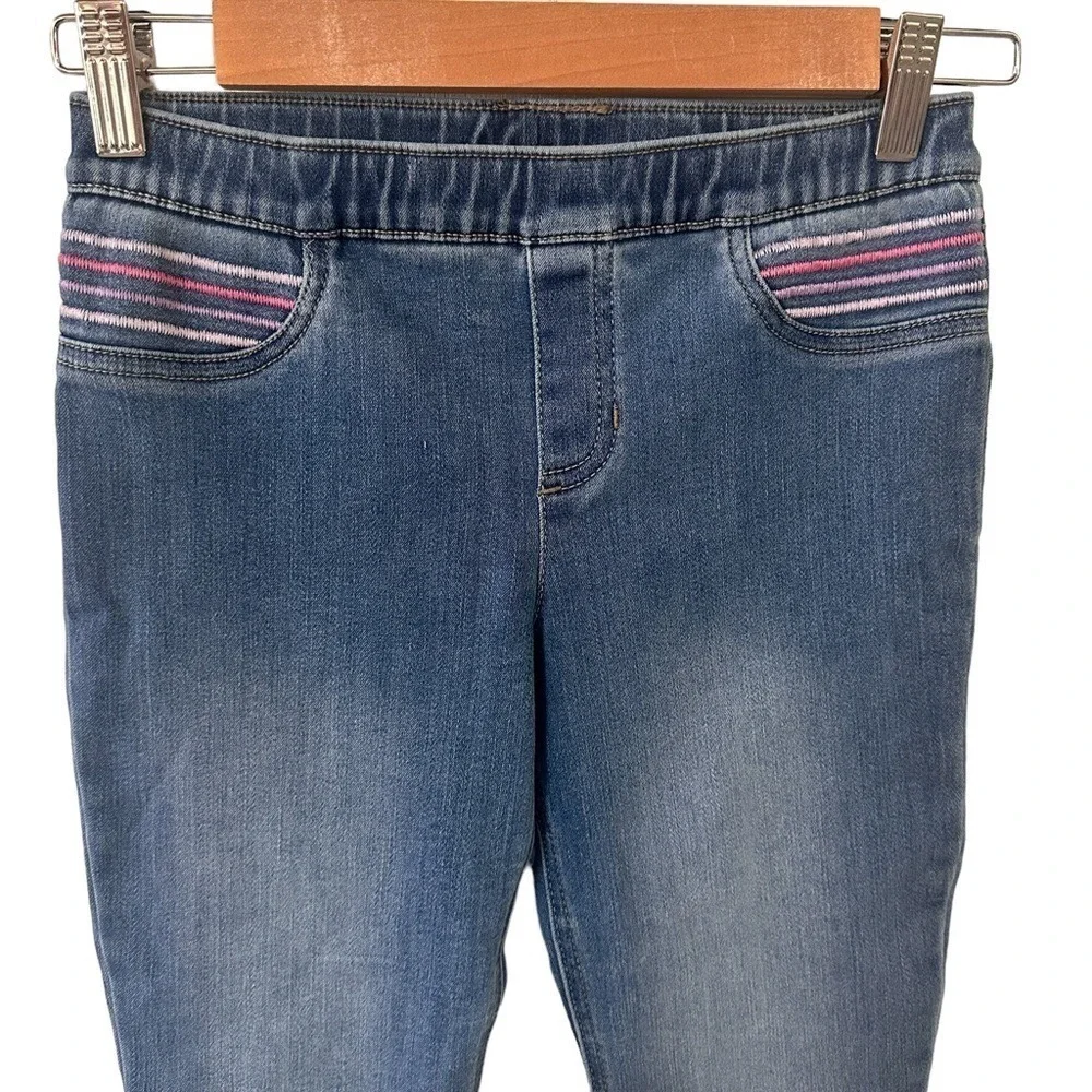 Carter's Girls Blue Jeggings Size 8 Stretch Denim Pull‎ On Elastic Waist